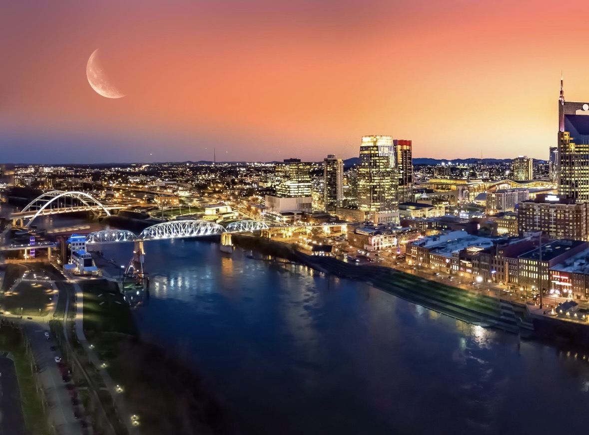 Global growth corridor and city lights